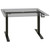  Manual Height Adjustable Standing Desk Frame Hand Crank Black A949-321719
