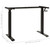  Manual Height Adjustable Standing Desk Frame Hand Crank Black A949-321719
