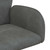  Swivel Desk Chair 21.26 x 21.65 x 35.43 in Dark Grey Velvet A949-42034345