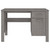  Desk HAMAR Light Gray 44.5"x19.7"x29.5" Solid Wood Pine A949-340463