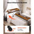 Overbed Table 41.7"W x 14.2"D Mobile Bed Desk with Swivel Wheels, for Bedroom Living Room Home Offi E415-BSCSZZSHKSCS2RMSU001V0