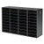 Wood Literature Organizer 36 Compartments Office Mailboxes Black, Countertop Literature Sorter for  E415-WJZLFPJRZBC3Q8WRQ001V0