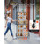 2 Packs Grid Wall Panels, 2.9 x 5.9 ft Wire Grid Panels Display Rack, Movable Art Display Shelf wit E415-LSWGQ7080INCADLXP001V0