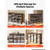 Wood Literature Organizer 36 Compartments Office Mailboxes Brown, Countertop Literature Sorter for  E415-WJZLFPJRZBC3YKZ59001V0