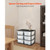 Plastic Storage Drawers, 2 Pack Storage Organizer Drawer, 6 Drawers Closet Organization and Storage E415-CWCT1YKLDD1GCPFV6001V0