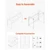 Acrylic Table, 2 Tiers Clear End Table with Storage Shelf, Modern Rectangle Acrylic Side Desk, Tran E415-YKLZXGZCZKJXPEUXB001V0