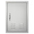 BBQ Access Door, 17W x 24H Inch Single Outdoor Kitchen Door, Stainless Steel Flush Mount Door, Wall E415-DMMBSCJMYS174SL0UV0