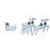 Reindeer & Sleigh Christmas Decoration 100 LEDs Outdoor Silver A949-329832