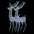 XXL Acrylic Christmas Reindeers 250 LED 2 pcs 70.9" Cold white A949-3154357
