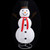 Decorative Christmas Snowman Figure LED Luxury Fabric 6 ft A949-329762