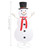 Decorative Christmas Snowman Figure LED Luxury Fabric 6 ft A949-329762