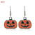 Wholesale Halloween Classic Fashion Jewelry Pumpkin Hook Design Costume Earrings A392-fear7075