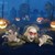 Halloween Groundbreaker Climbing Zombie with Light up Eyes and Creepy Sound - Color: Black & Green D681-CM24795