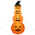 8 Feet Inflatable Halloween Pumpkins Stack with Built-in LED Lights - Color: Orange D681-CM24027US