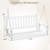 2-Person Wooden Outdoor Porch Swing with 500 lbs Weight Capacity-Brown B593-NP11445