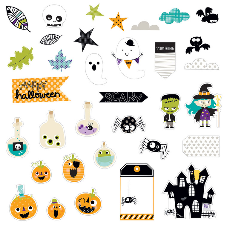 Spooktacular Collection Halloween Paper Pieces N274-FC01020660