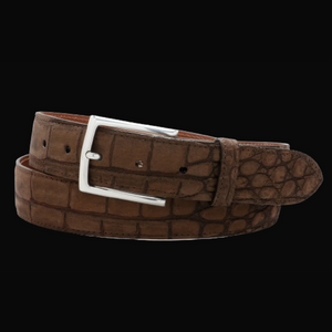 Hermes Style  Matte Alligator Leather Belt (SPECIAL ORDER) - J.W. COOPER