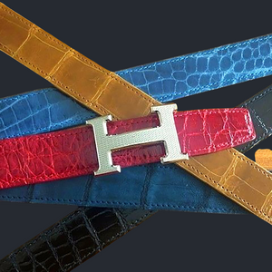 Hermes Style Belt | Alligator Matte Leather |  JWCooper.com