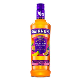 Smirnoff Mango & Passion Fruit Twist Vodka 70cl Smirnoff Mango & Passion Fruit Twist Vodka 70cl