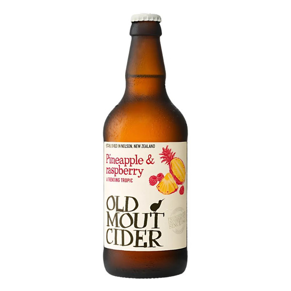Old Mout Pineapple & Raspberry Cider 12 x 500ml Bottles Old Mout Pineapple & Raspberry Cider 12 x 500ml Bottles