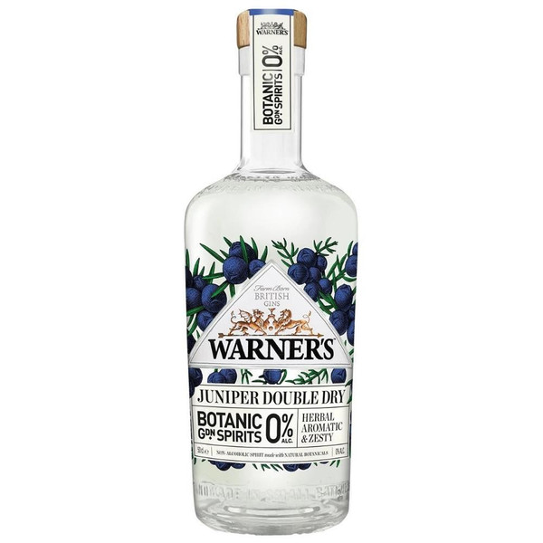 Warners Juniper Double Dry Non-Alcoholic Spirit 50cl