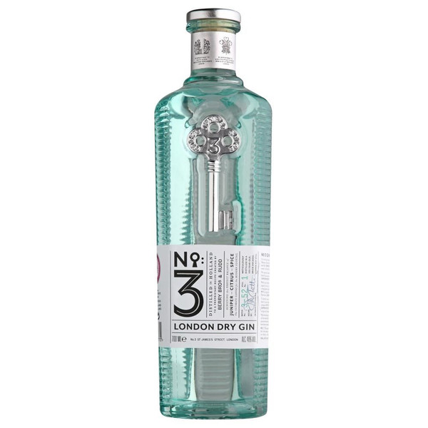 No3 London Dry Gin 70cl