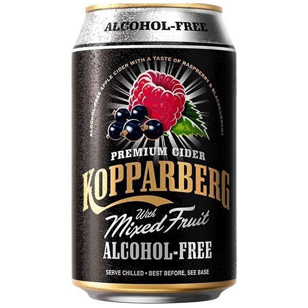 Kopparberg Mixed Fruit Alcohol Free 24 x 330ml Can