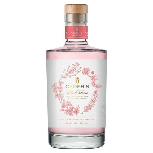 Ceders Pink Rose Non Alcoholic 0.4% Gin 50cl