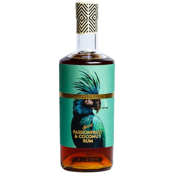 One Eyed Rebel Rum Passionfruit & Coconut 70cl