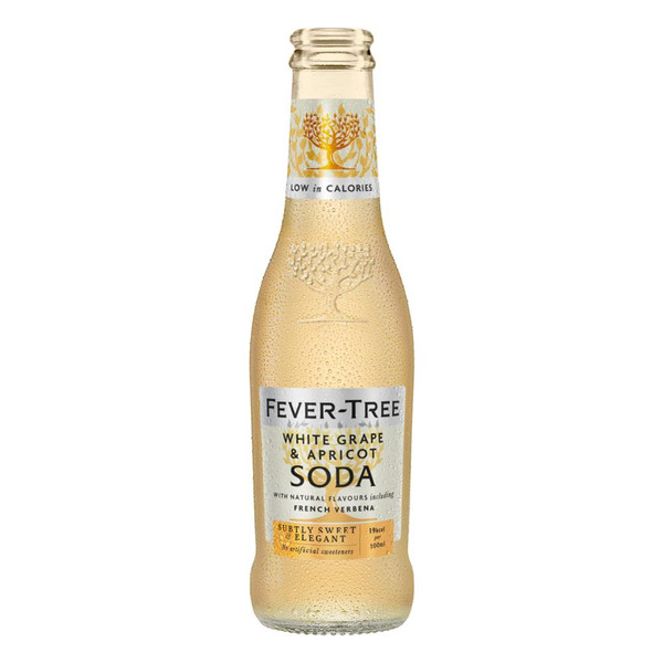 Fever-Tree White Grape & Apricot Soda 24 x 200ml Fever-Tree White Grape & Apricot Soda 24 x 200ml