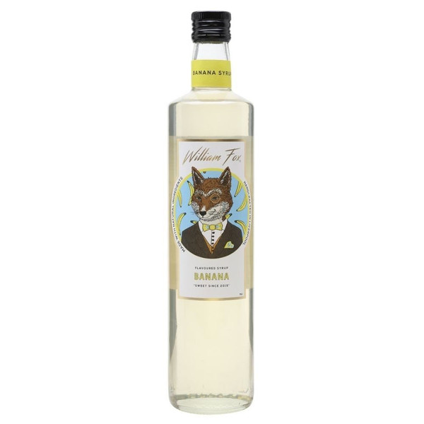 William Fox Banana Syrup 75cl