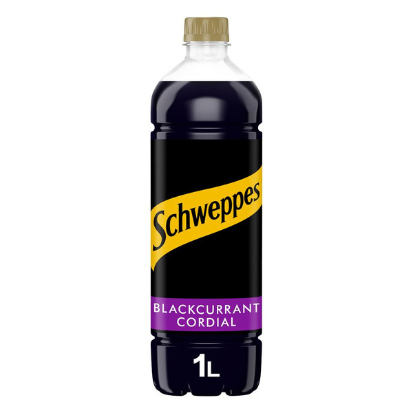 Schweppes Blackcurrant Cordial 1ltr NRB