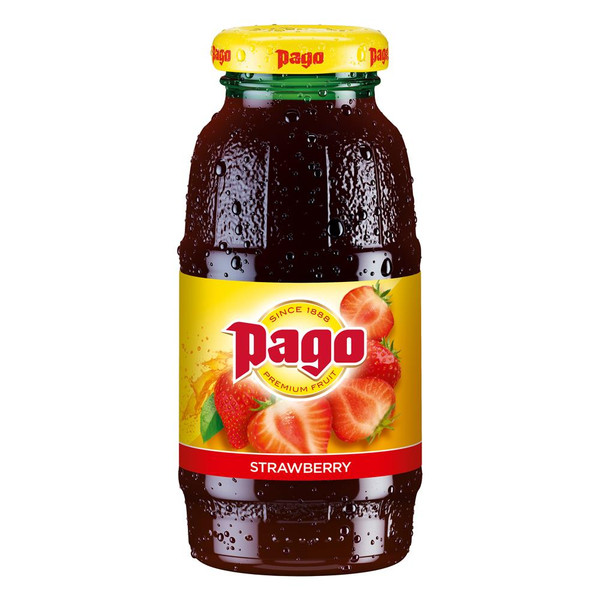 Pago Strawberry Cocktail Juice 12 x 200ml Pago Strawberry Cocktail Juice 12 x 200ml