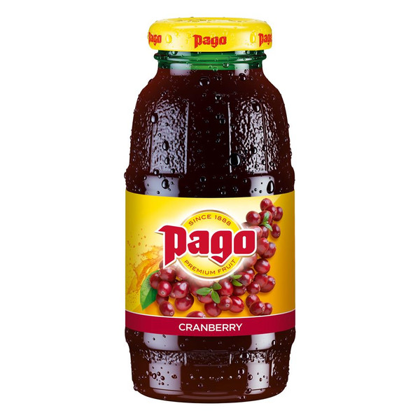 Pago Cranberry Juice 12 x 200ml