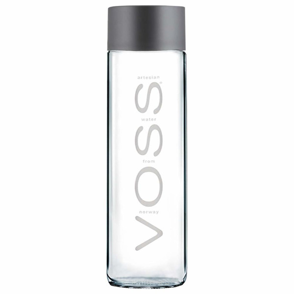 Voss Sparkling Water 12 x 800ml Glass Bottles