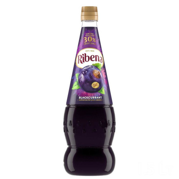 Ribena Concentrate Blackcurrant 6 x 1.5ltr