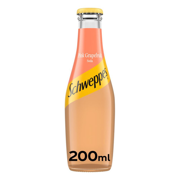 Schweppes Pink Grapefruit Soda 24 x 200ml NRB