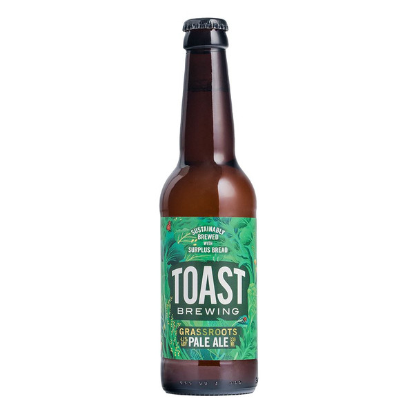 Toast Grassroots Pale Ale 12 x 330ml NRB Toast Grassroots Pale Ale 12 x 330ml NRB