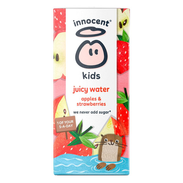 Innocent Kids Juicy Water Apple & Strawberry 30 x 200ml Innocent Kids Juicy Water Apple & Strawberry 30 x 200ml