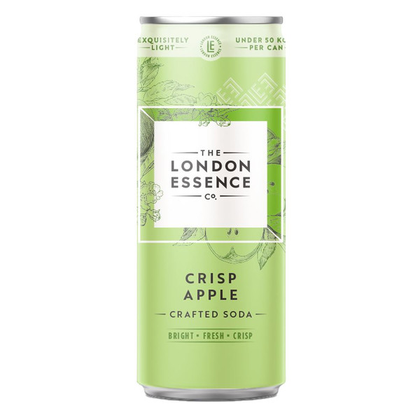 London Essence Crisp Apple Soda 12 x 250ml Can London Essence Crisp Apple Soda 12 x 250ml Can