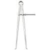 L.S. Starrett 50342 73 Series Inside Caliper, 12 in, Yankee Spring, Solid Nut, Flat Leg