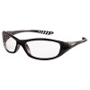 KleenGuard 20539 V40 Hellraiser Safety Glasses Clear Polycarbonate Lens Uncoated Black Nylon Frame