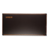 IMPACTO MAT5030 Anti-Fatigue X-Standing Mat, Large, 18 in W x 36 in L, 1 in Thick, Bevel Edge, Black/Orange