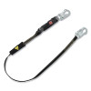 MSA 10199053 V-SERIES Leading Edge Safety Lanyard, 6 ft, Single, Small Snaphooks, High Heat Web, Fixed, 310 lb