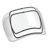 Optrel 5000.21 Front Cover Lens, Clear, 9-7/8 in L x 8-5/8 in W