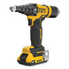 DeWalt DCF403D1 20V MAX* XR Brushless Cordless Rivet Tool, 3/32 in_1/8 in_5/32 in_3/16 in Blind Rivet dia