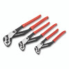 Crescent RTZ2SET3 Z2 K9 Straight Jaw Dipped Handle Tongue and Groove Plier Set, 3 Pc, 8 in, 10 in, 12 in