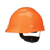 3M H-706SFV-UV Hard Hat Vented 4-Point Ratchet Orange UV Indicator