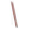 Werner D6240-2 Fiberglass D-Rung Extension Ladder, D6240-2, Type IA, 40 ft L,19 in W, 300 lb Load Capacity, Orange