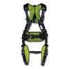 Miller by PIP H7CC1A1 H700 Full Body Harness, Back/Front/Side D-Rings, Small/Medium, QC Chest Buckle/Tongue Leg Buckles, CC1